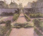Gustave Caillebotte Kitchen Garden at Yerres oil painting